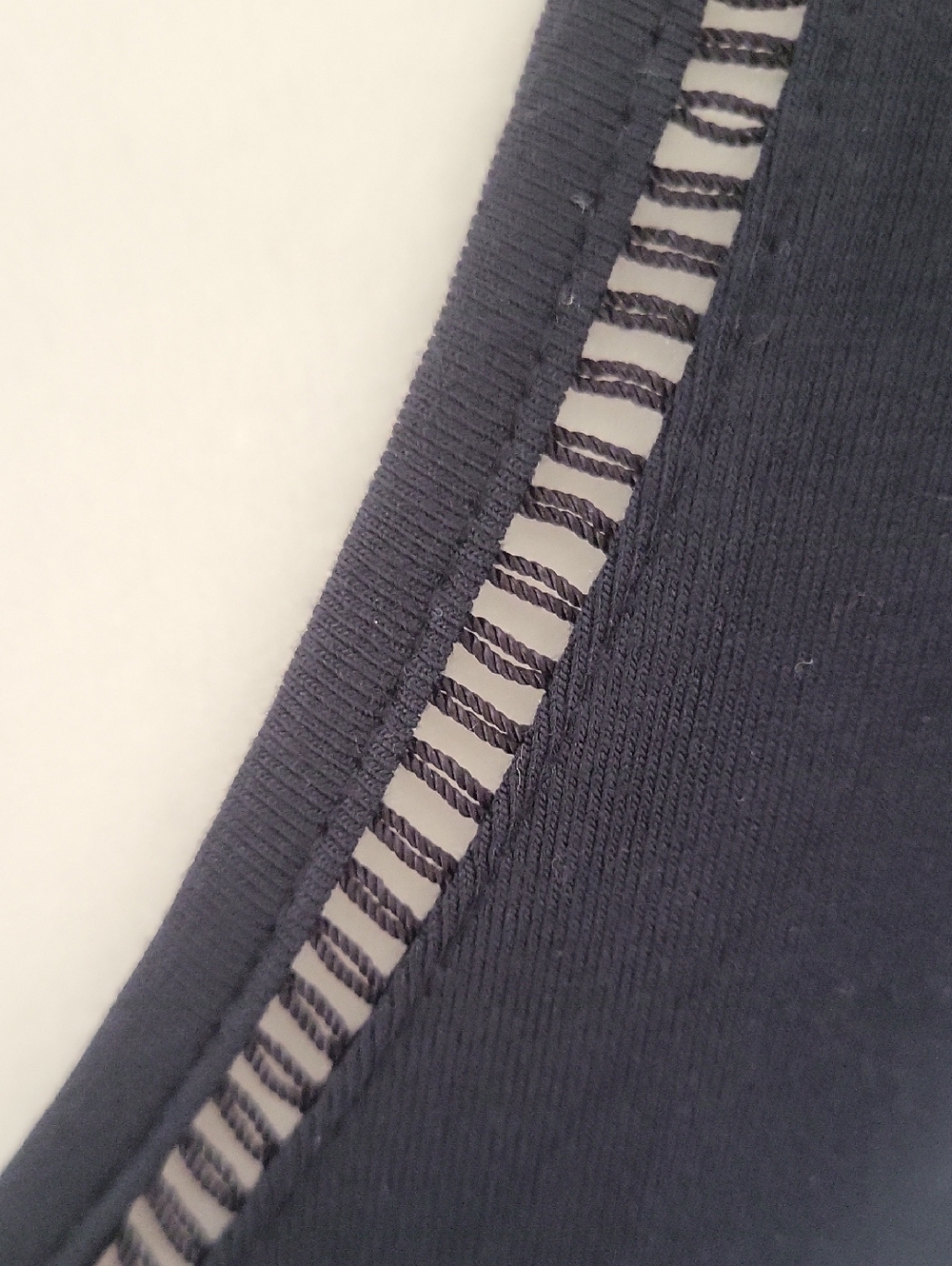 Tommy Hilfiger NavyScoop Neck Short Sleeve Top With Neckline Cutout - Picture 2 of 6